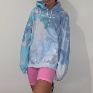 DELTA GAMMA TIE DYE HOODIE